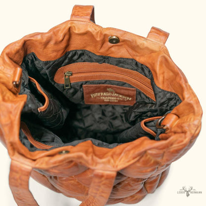 Brider-Leather Tote in limitierter Edition – Große Version in Vintage Tan