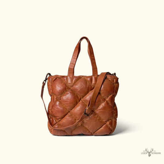 Limitierte Edition Leder-Tote Bridger – Vintage Braun, Kleines Elegantes Modell