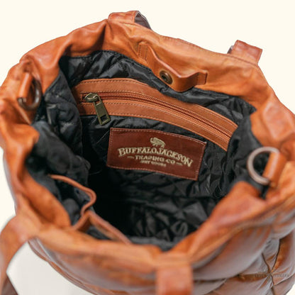 Limitierte Edition Leder-Tote Bridger – Vintage Braun, Kleines Elegantes Modell