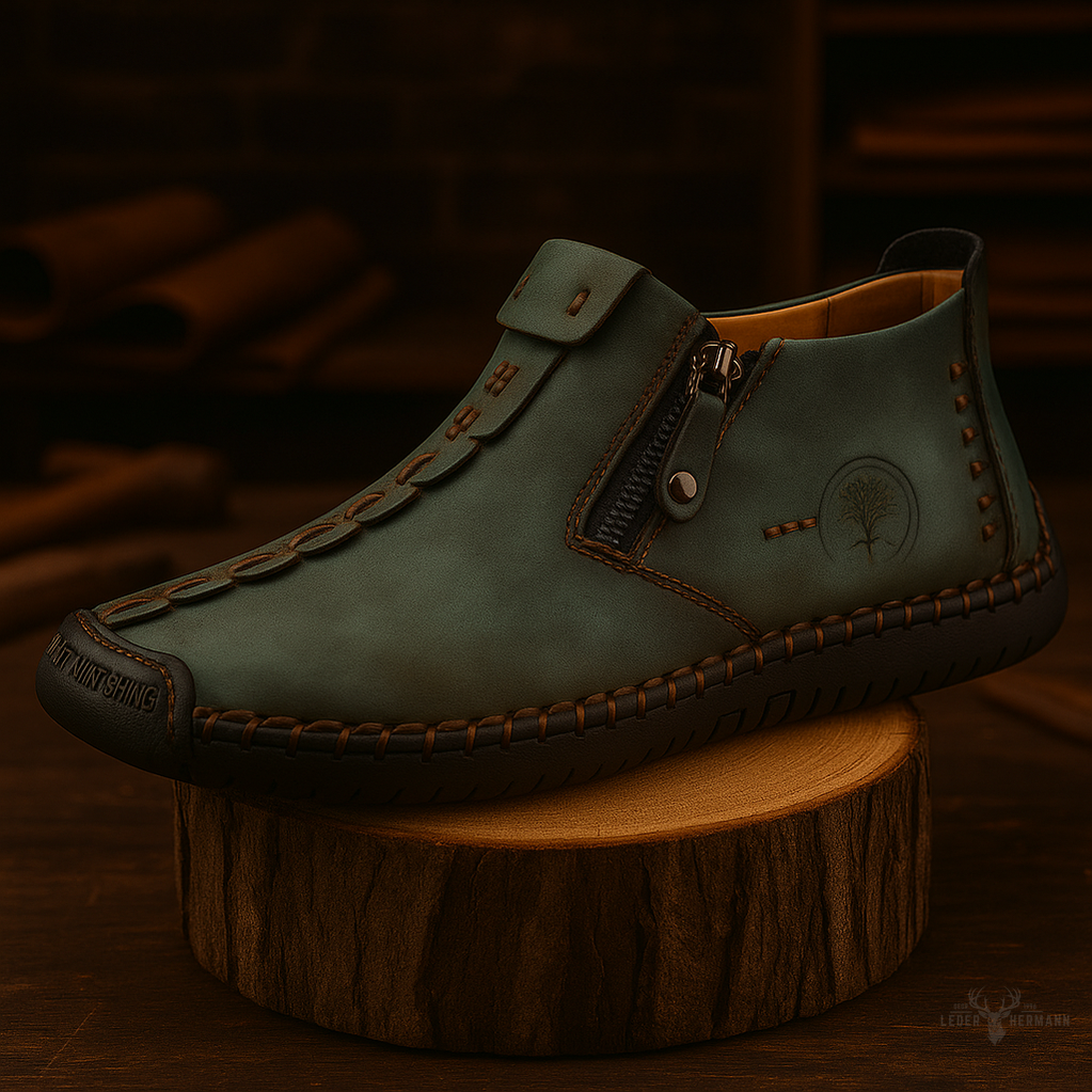 Hermann`s bequeme Leder Schuhe für den Altag