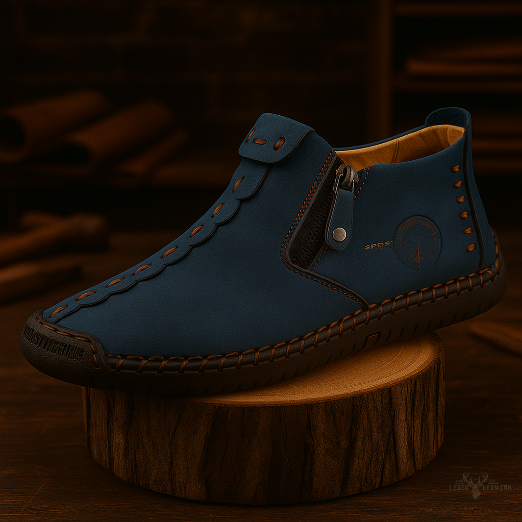 Hermann`s bequeme Leder Schuhe für den Altag