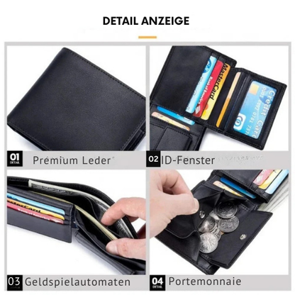 Stilvolle Atlas Slim RFID-Geldbörse für sicheren Alltagsschutz