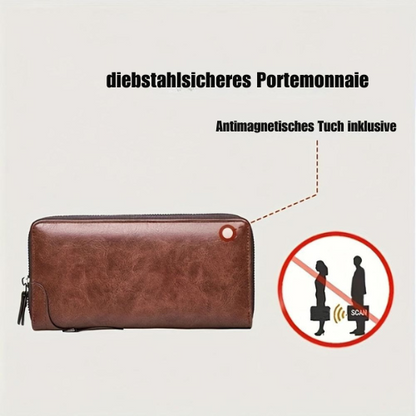 Stylishe Holden RFID-Brieftasche mit praktischem Reißverschluss