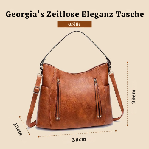 Georgia's zeitlose Eleganz | Klassische Vintage Umhängetasche