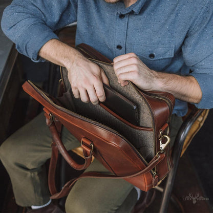 Jefferson Lederaktentasche | Elderwood Eleganz und Stil