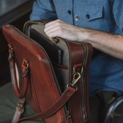 Jefferson Lederaktentasche | Elderwood Eleganz und Stil