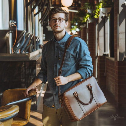 Jefferson Lederaktentasche | Elderwood Eleganz und Stil