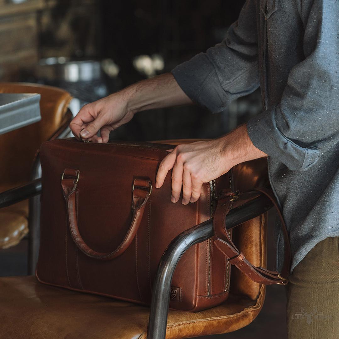 Jefferson Lederaktentasche | Elderwood Eleganz und Stil