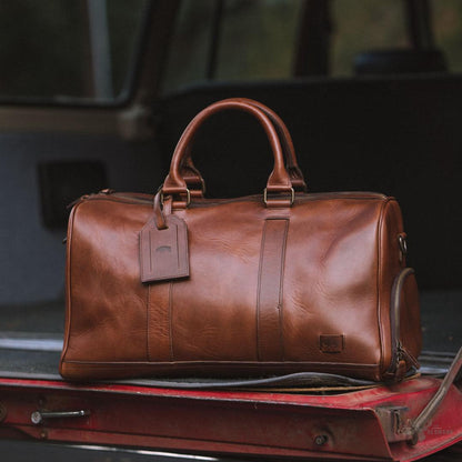 Jefferson Leder-Duffle Bag | Elderwood Eleganz für unterwegs