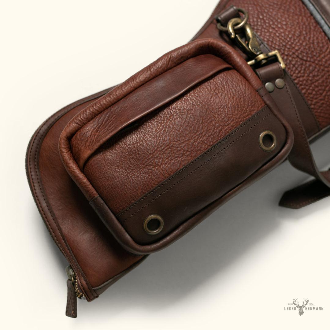 Elegante Dakota-Lederhülle für Gewehr – vollständig aus luxuriösem Leder