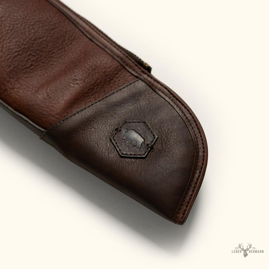 Elegante Dakota-Lederhülle für Gewehr – vollständig aus luxuriösem Leder