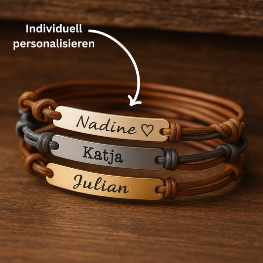 Individuell Personalisiertes gewebtes Namensarmband