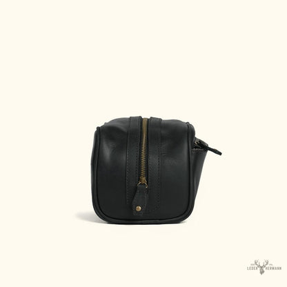 Dopp Kit Jefferson Leder in limitierter Edition | Schwarze Eleganz