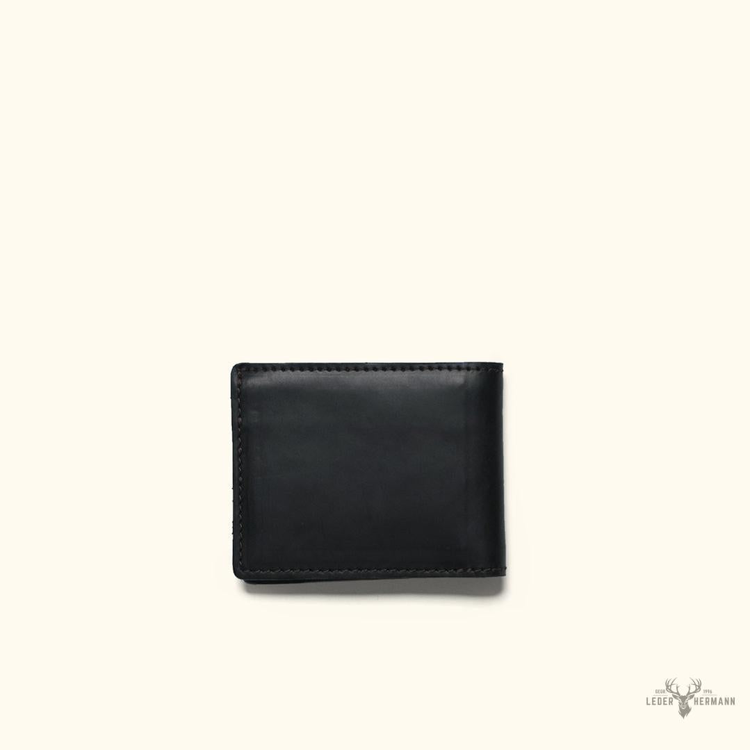 Jefferson Limitierte Edition Lederbifal Geldbörse in Schwarz