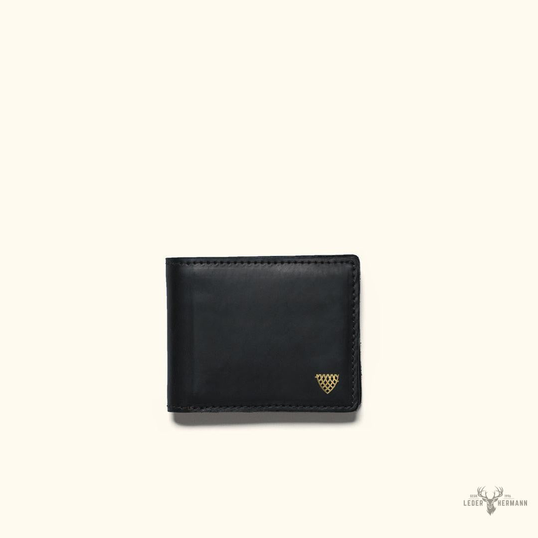 Jefferson Limitierte Edition Lederbifal Geldbörse in Schwarz