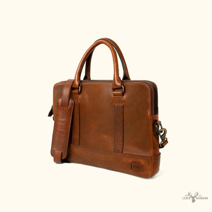 Holzleder Tasche Jefferson | Elderwood Eleganz und Raffinesse