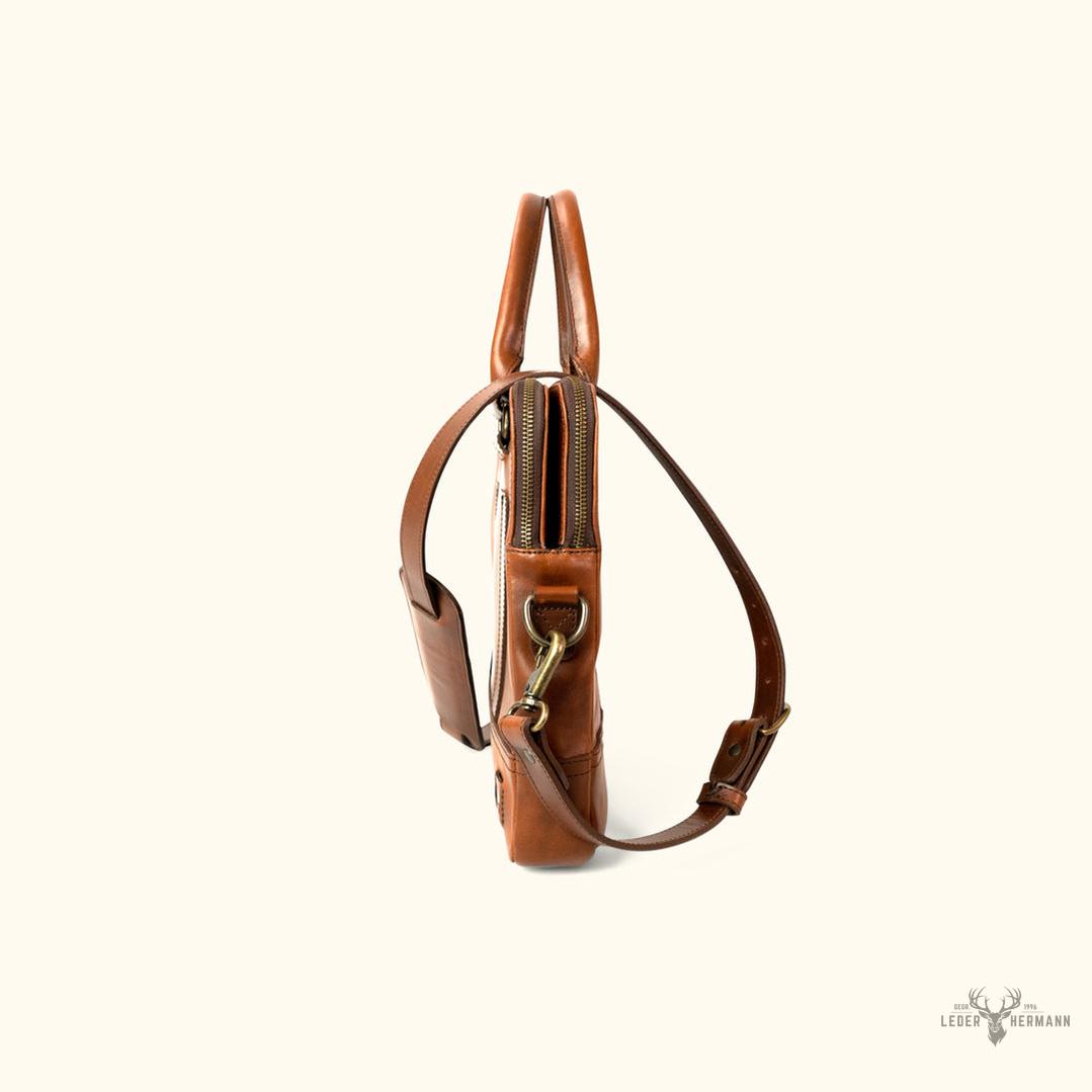 Holzleder Tasche Jefferson | Elderwood Eleganz und Raffinesse