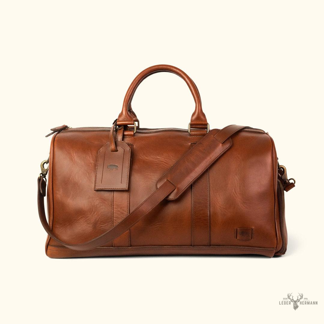 Jefferson Leder-Duffle Bag | Elderwood Eleganz für unterwegs