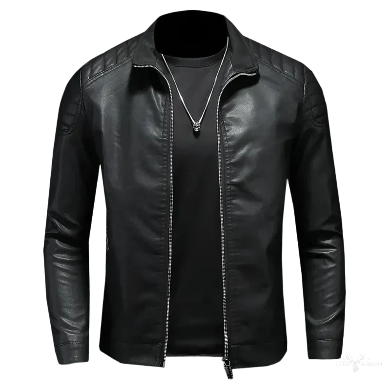 Zeitloser Trail Herren Premium-Lederjacke für klassischen Stil und Komfort