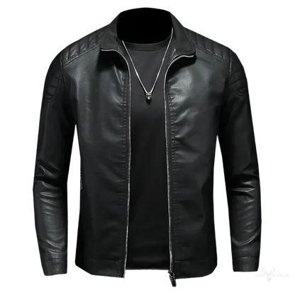 Zeitloser Trail Herren Premium-Lederjacke für klassischen Stil und Komfort