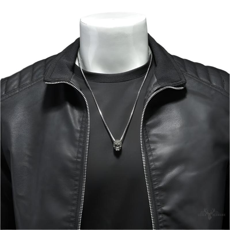 Zeitloser Trail Herren Premium-Lederjacke für klassischen Stil und Komfort