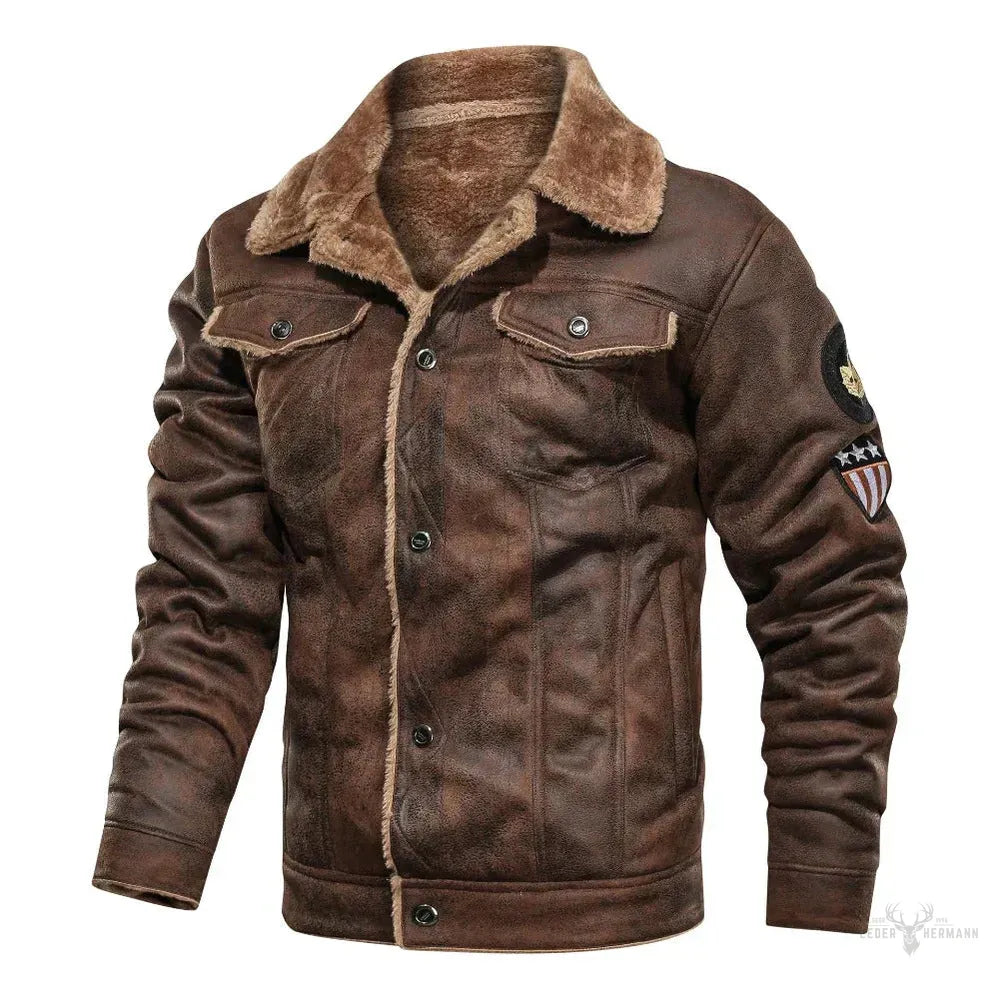 Storm Seeker - Herren Lederjacke für abenteuerliche Stil-Statements