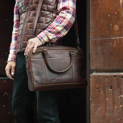 Laptop-Brieftasche Roosevelt Limitierte Edition in Buffalo Grain mit exklusivem Stil