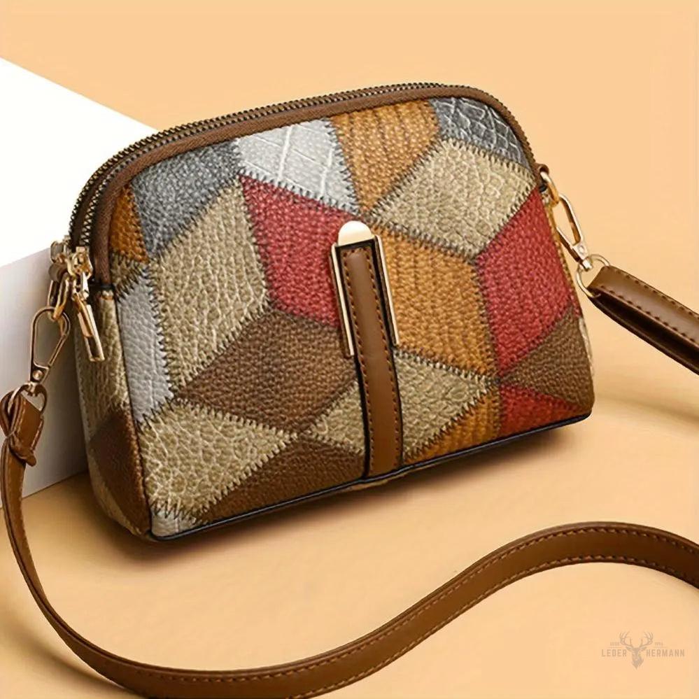 Luna Patchwork Mini Quastenbörse – Stylische und Kompakte Abendtasche