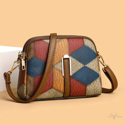 Luna Patchwork Mini Quastenbörse – Stylische und Kompakte Abendtasche