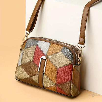 Luna Patchwork Mini Quastenbörse – Stylische und Kompakte Abendtasche