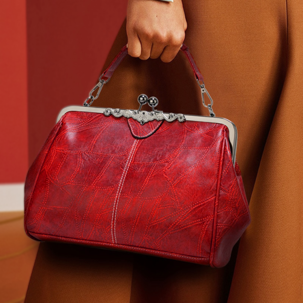 Elegante Vintage Kuss-Schloss Handtasche
