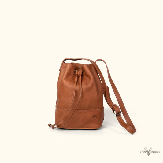 Madison Lederkorb-Tasche in Sattelbraun für stilvollen Komfort