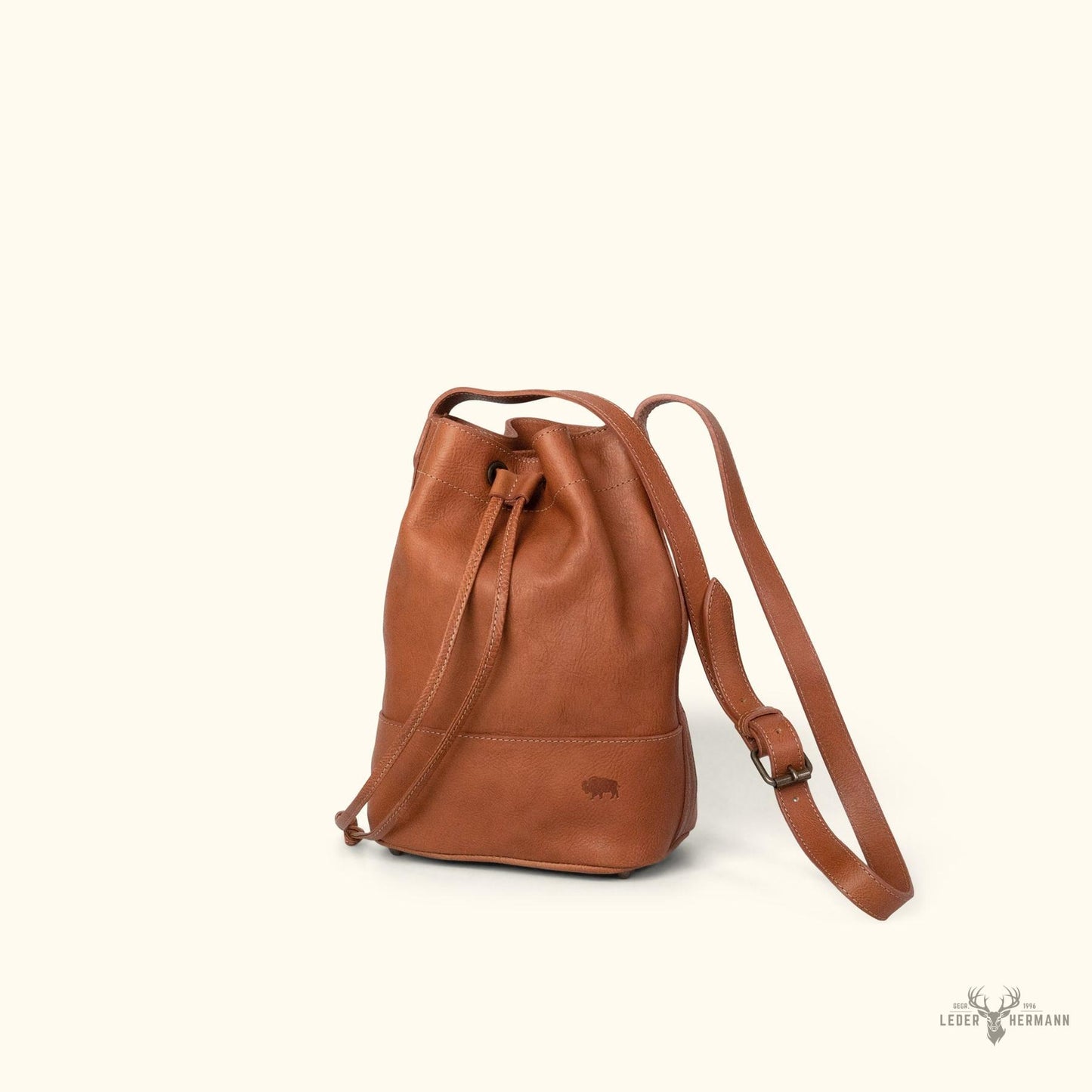 Madison Lederkorb-Tasche in Sattelbraun für stilvollen Komfort