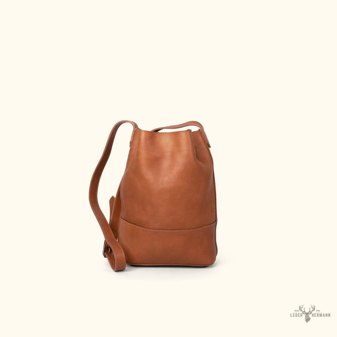 Madison Lederkorb-Tasche in Sattelbraun für stilvollen Komfort