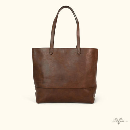 Madison Leder-Tasche im eleganten Dunkel-Hazelnut-Farbton