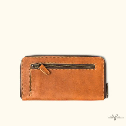 Madison Leder-Wristlet-Geldbörse | Satteltan