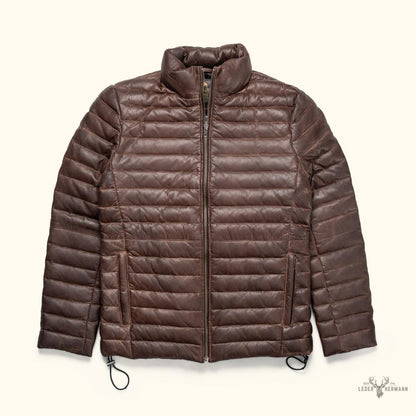 Bridger Herren Daunenjacke in Elegant Dunkelbraun – Wärme und Stil für den Winter