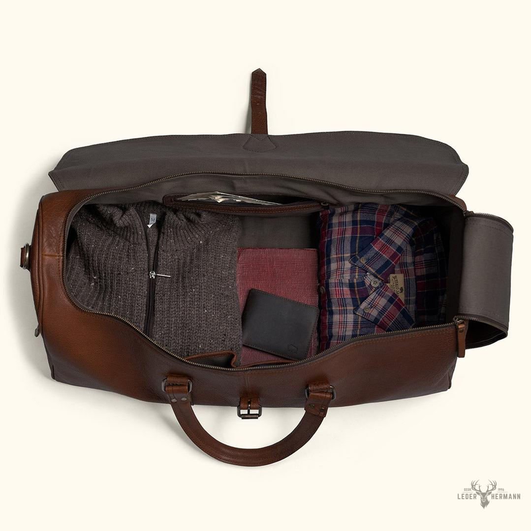 Roosevelt Ledertasche im Limitierte Auflage mit Büffelgrat