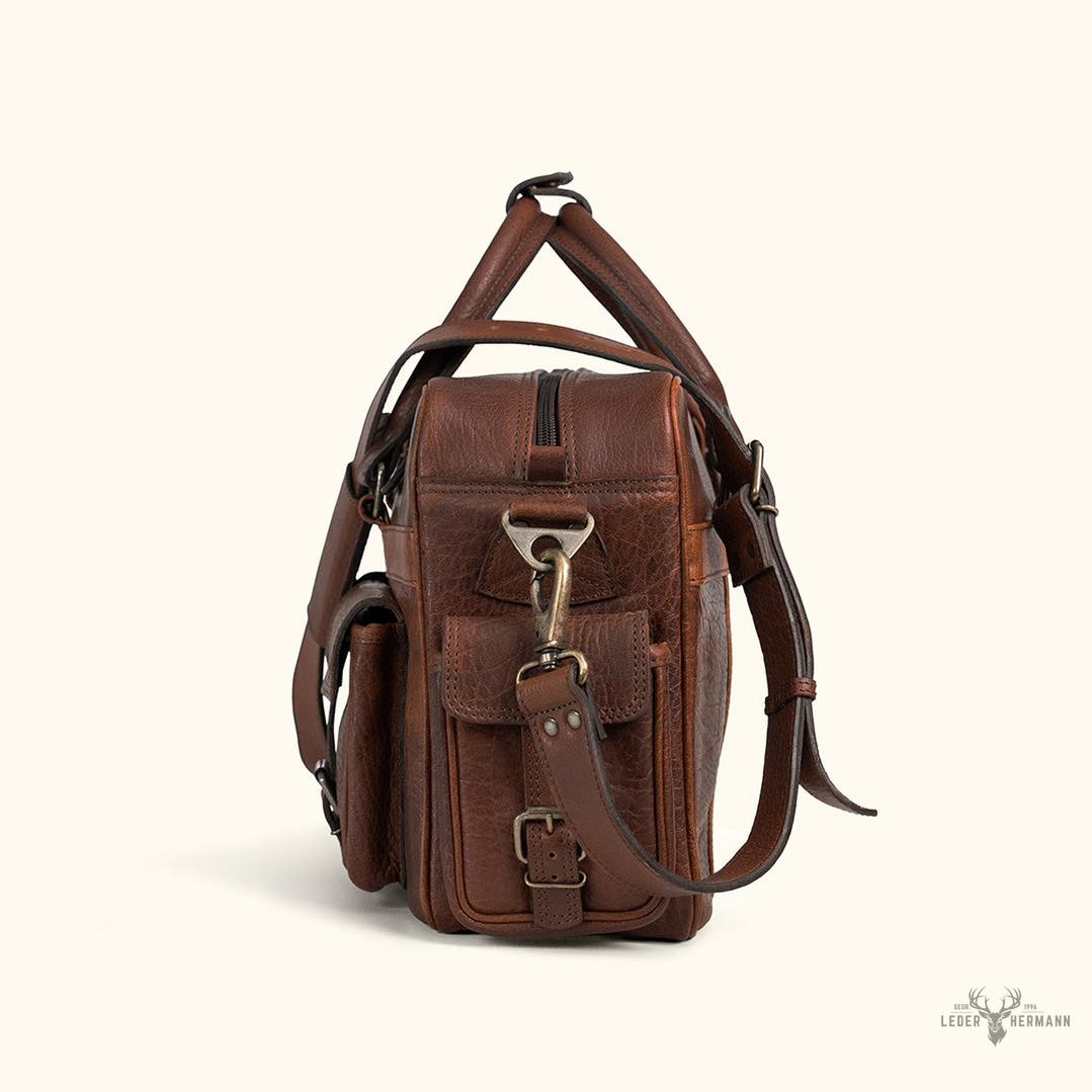 Limitierte Auflage Buffalo-Rindleder Piloten-Tasche