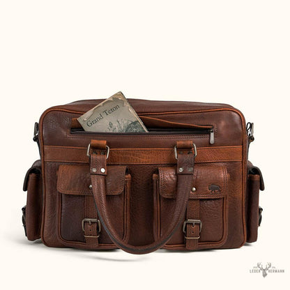 Limitierte Auflage Buffalo-Rindleder Piloten-Tasche