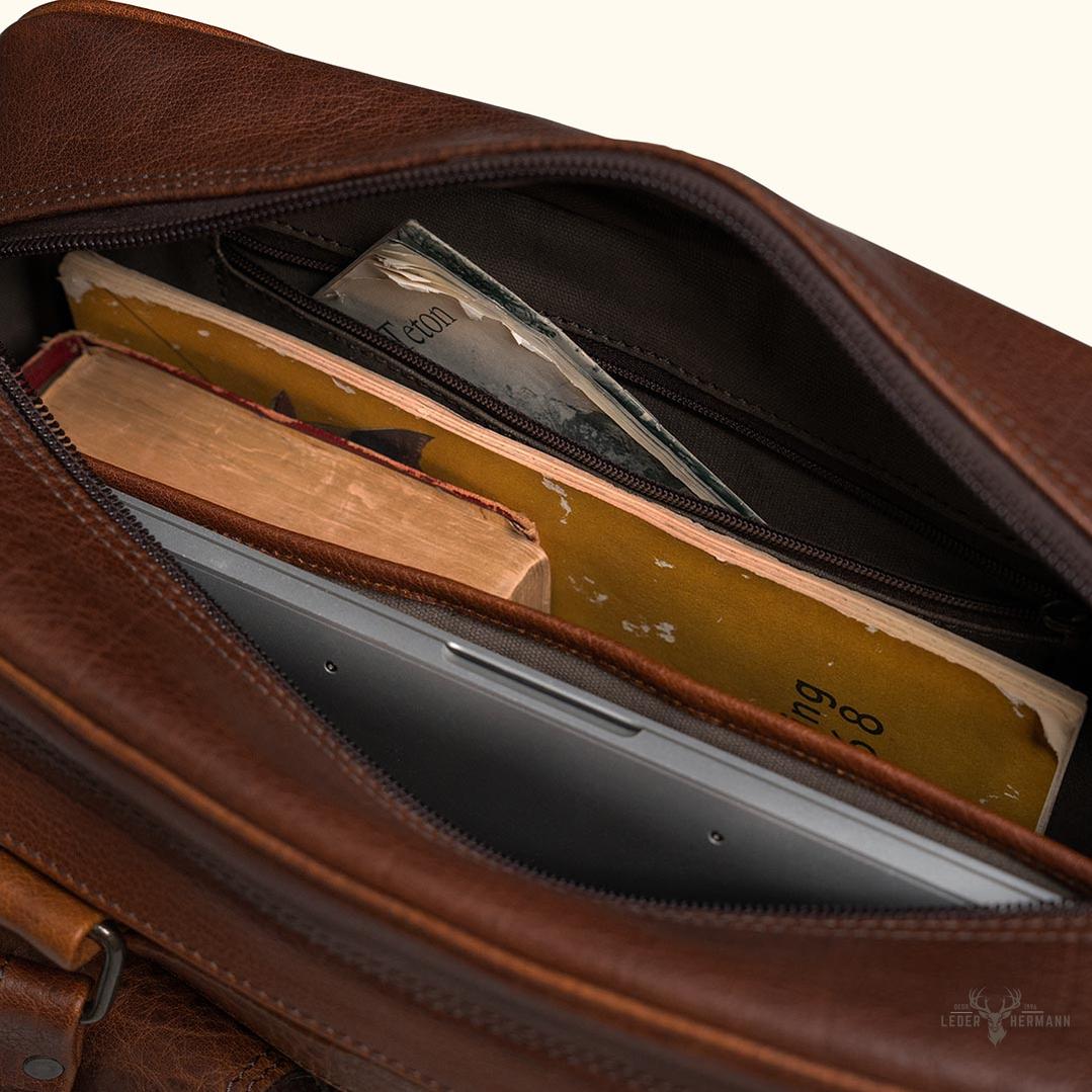 Limitierte Auflage Buffalo-Rindleder Piloten-Tasche