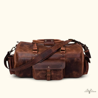 Reisegepäck aus Büffelleder Roosevelt Dunkel Eiche – Eleganz und Langlebigkeit für Ihre Reisen
