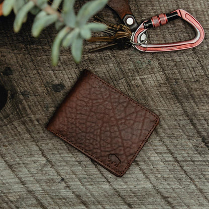 Ryder Reserve Bisonleder Brieftasche | Edles Braun