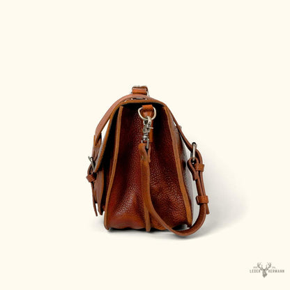 Ryder Reserve Bisonleder Aktentasche | Edles Braun