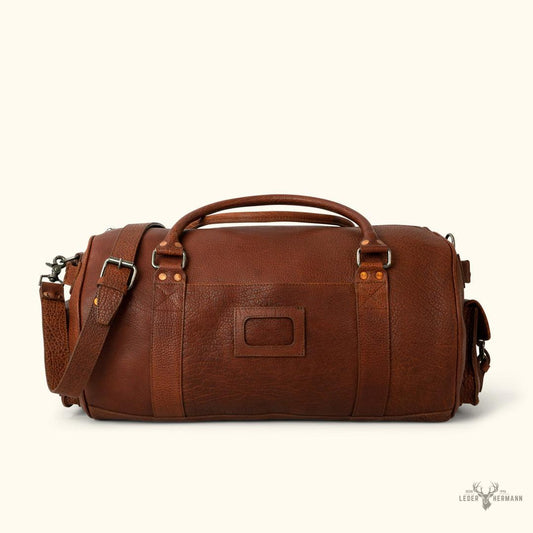 Ryder Reserve Bisonleder Reisetasche – Elegante Brauntöne für Stilvolle Reisen