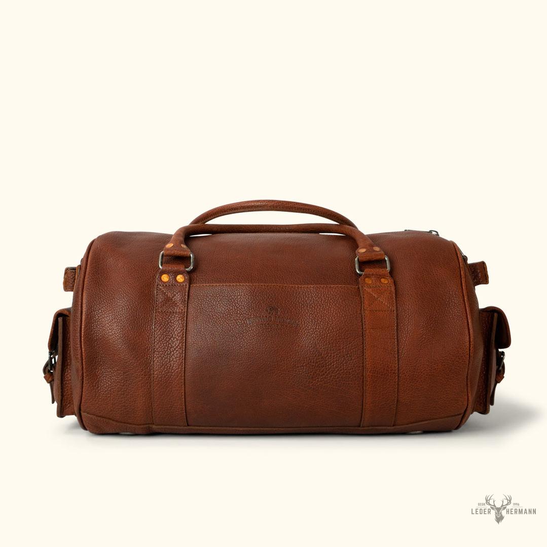 Ryder Reserve Bisonleder Reisetasche – Elegante Brauntöne für Stilvolle Reisen