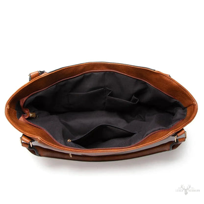 Nellie’s Élegance Raffinée | Elegante Leder-Schultertasche