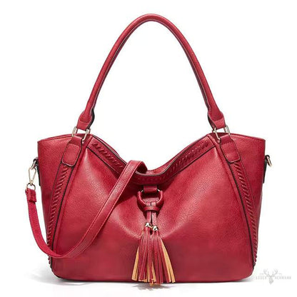 Nellie’s Élegance Raffinée | Elegante Leder-Schultertasche