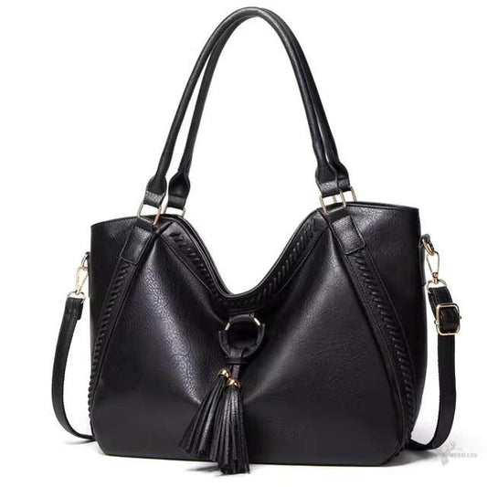 Nellie’s Élegance Raffinée | Elegante Leder-Schultertasche