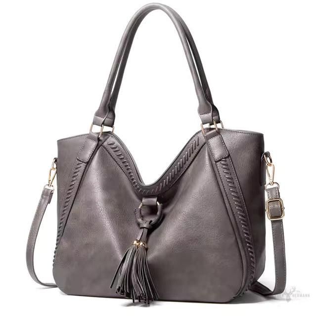 Nellie’s Élegance Raffinée | Elegante Leder-Schultertasche